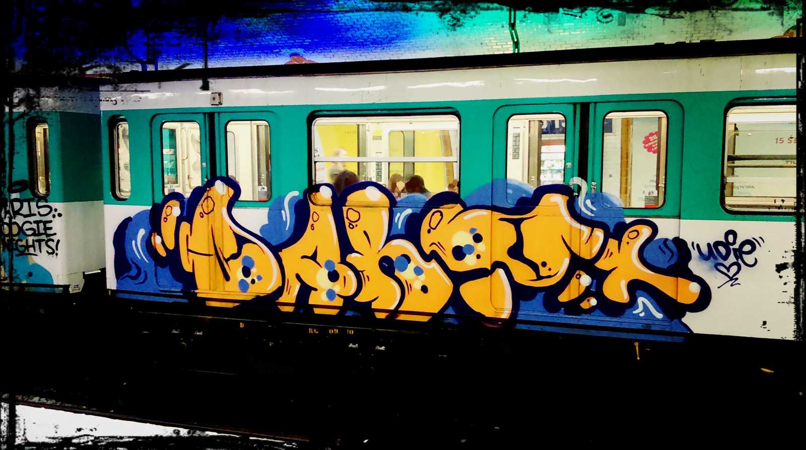 Paris: Graffiti Eldorado Ubahn Linie 12 (2018)